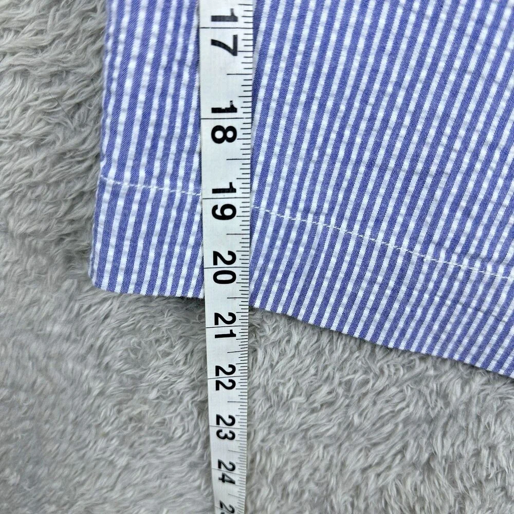 Polo Ralph Lauren Men's Shorts 42 Preppy Seersucker Stripe Stretch‎ Classic Fit